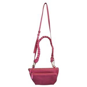 Anthropologie Remi Reid Pink Convertible Crossbody Top Handle and Belt Bag